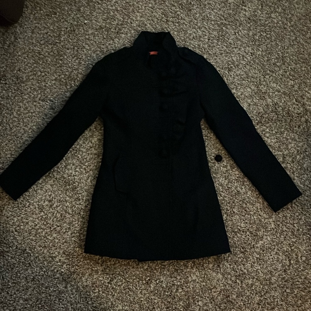 Urban Outfitters Lux Military Style Wool Coat